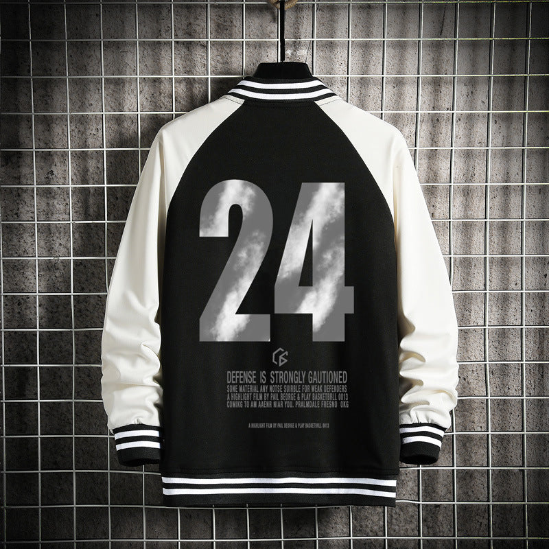 Men's Jackets Autumn Loose Baseball Uniform Coat Men's Sports
