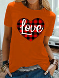 Valentine's Day T Shirt Men's Short-Sleeved European and American Top T-shirt