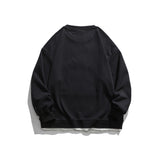 Man Fall Outfis Autumn Couple Wear Towel Embroidery Fake Two-Piece round Neck Sweater Men's and Women's Hip Hop Casual Coat