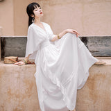 Coachella Music Festival Outfits Summer Women's Beach Seaside Dress Backless Dress