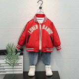 Toddler Boys Jackets Boys' Coat Spring and Autumn Jacket Zip-up Shirt