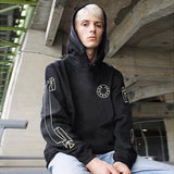 Askyurself Hoodie Men's Clothing Hip Hop Print Velvet Padded Hooded Sweatshirt