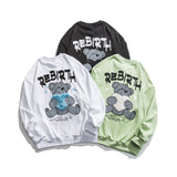 Crew Neck Sweatshirts for Men Men's Autumn Sweater Loose Casual Love