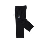 Man Fall Outfis Simple Bear Embroidery Unisex Style Track Sweatpants Loose Street Casual Pants