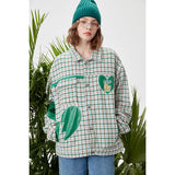 Valentine's Day Jacket Campus Love Pattern Youth Casual Jacket Men and Women