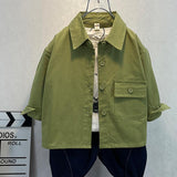 Toddler Boys Jackets Boys' Shirt Spring and Autumn