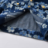 Children Jean Jackets Denim Jacket Spring and Autumn Long Sleeve Print
