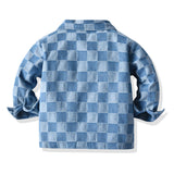 Children Jean Jackets Children's Clothing Spring and Autumn Neutral Long-Sleeved Casual Jeans