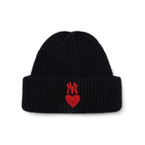 Boston Winter Hat Autumn and Winter Woolen Hat Couple Embroidery Men and Women Knitted