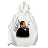 Jelly Roll Hoodie 3d Printing Thin Trench Coat