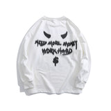 Crew Neck Sweatshirts for Men Men's Printed Sweater Men's Fashion Brand High Street Loose