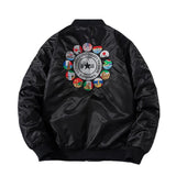 Varsity Jacket Embroidered Air Force Pilot Jacket Men'S Autumn And Winter Baseball Uniform