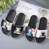 Beach Slides Summer Beach Outerwear Internet Hot Thick Bottom Female Cartoon