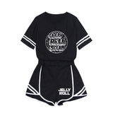 Jelly Roll T Shirt Summer Short Sleeve Suit
