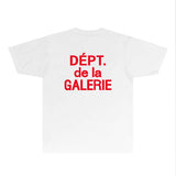 Gallery Dept T Shirts European And American Tee Shirt Short Sleeve T-Shirt Blouse