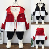 Toddler Boys Jackets Boys' Coat Spring And Autumn Hooded Jacket