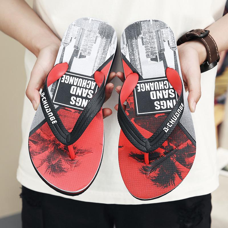 Men's Slides Non Slip Shoes Indoor Outdoor Summer Men's Slippers Seaside Beach Shoes