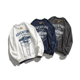 Crew Neck Sweatshirts for Men Men's Autumn round Neck Sweater Men's and Women's Pullover