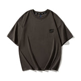 Men T Shitrs Letter Printed round Neck