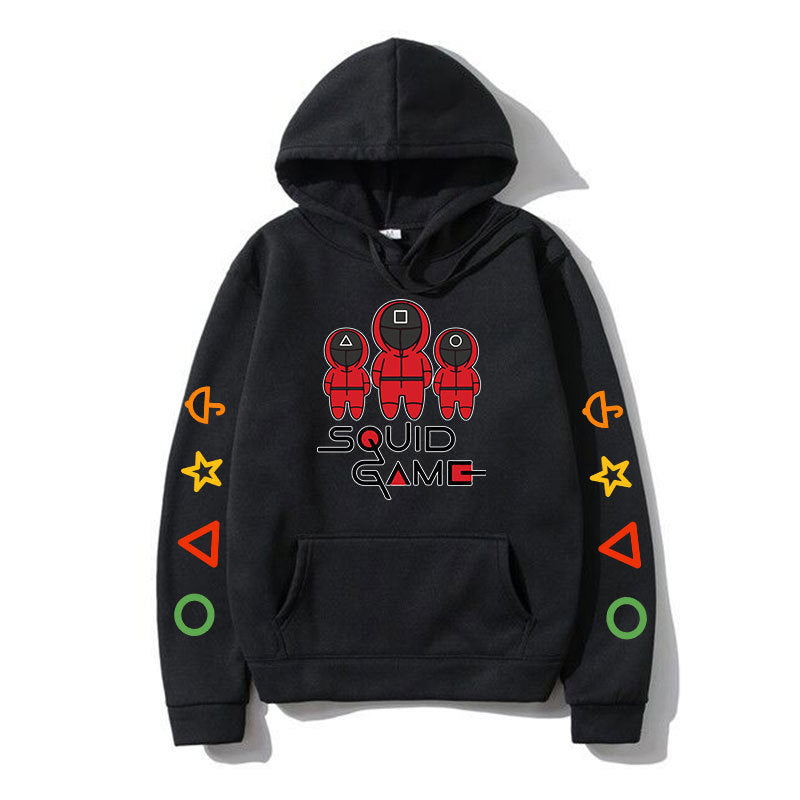 Squid Game Costume Autumn And Winter Loose Casual Hooded Sweater