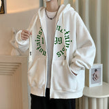 Men Hoodie Cardigan Hoodie Spring and Autumn Youth Loose Casual
