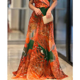 Lady Gaga Meat Dress Sexy Socialite One-Shoulder High Waist Dress Long Skirt