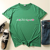 Squid Game Costume round Six Pattern Printed Short-Sleeved T-shirt