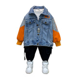 Toddler Boys Jackets Boys' Denim Jacket Spring and Autumn