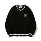 Men Sweater Men's V-neck Sweater Autumn