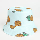 Bucket Hat Fishing Cap Cotton Print Fisherman Hat Printed Fashion Flower Leopard Print Bucket Hat Fashion Sun-Proof Hat