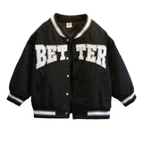 Toddler Boys Jackets Boys' Coat Spring and Autumn Baseball Uniform