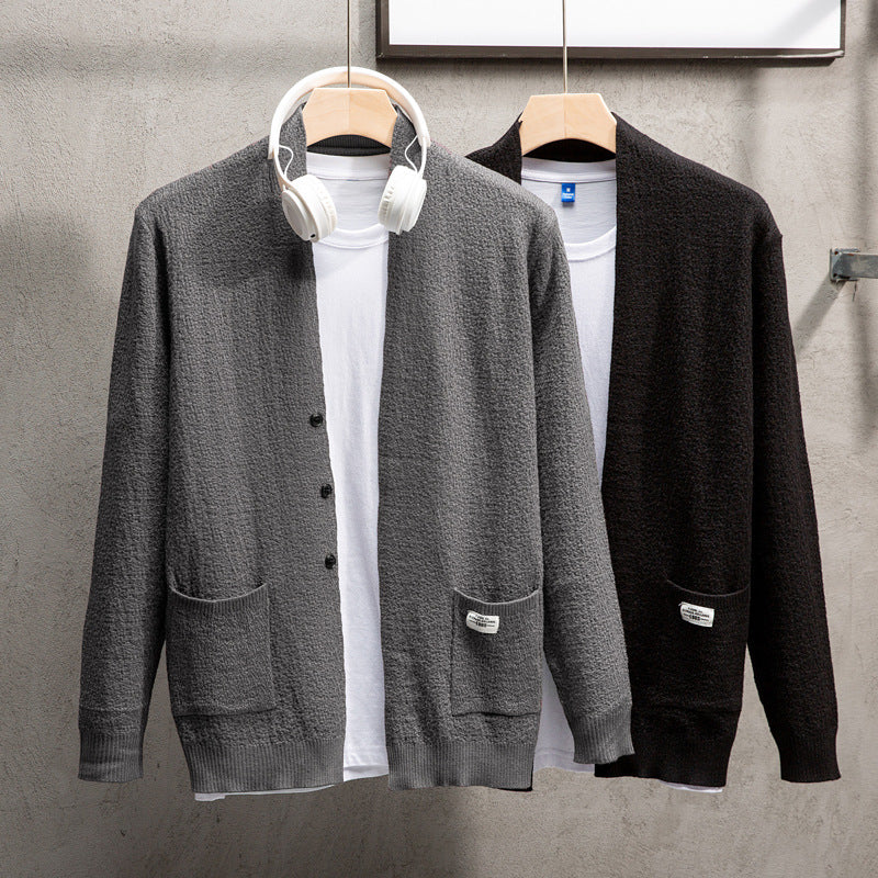 Men's Jackets Autumn Men's Knitted Jacket Loose