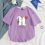 BTS Proof T Shirt Women's Cotton Short-Sleeved T-shirt