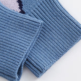 Men Sweater Rhombus Contrasting Color Jacquard Knitwear Men Loose round Neck Sweater