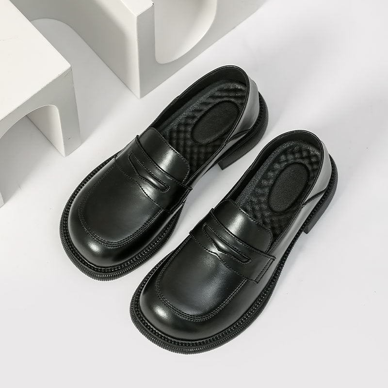 Mary Jane Shoes Spring Casual Able Leather Shoes For Women