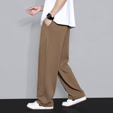 Men's Pants Summer Casual Pants Baggy Straight Trousers