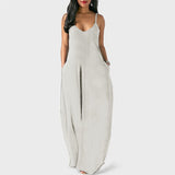 Mauve Dress Bridesmaid Women's Solid Color Sexy Deep V Strap Dress
