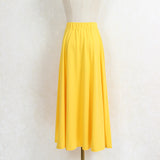 MIDI Mauve Skirt Spring/Summer Skirt Women Elastic Waist Midi Skirt