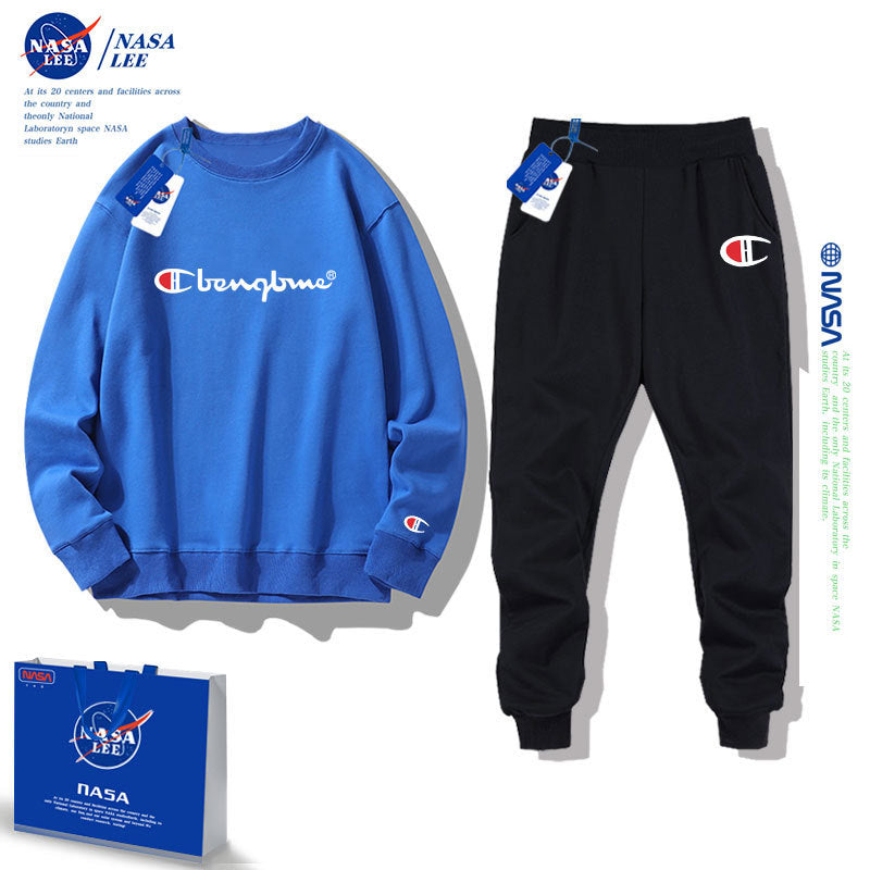 Nasa Children Sweater & Pant Set Nasa Children'S Round Neck Sweater Suit Spring And Autumn Clothing Loose