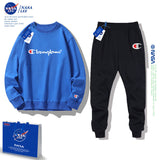 NASA Children Sweater & Pant Set NASA Children's round Neck Sweater Set Loose Sport Two Pieces