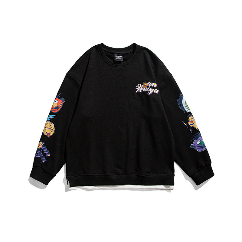 Crew Neck Sweatshirts Men's Sweater Men's and Women's Couple Pullover