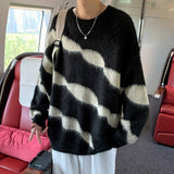 Men's Sweatshirt Autumn Men's Color Matching Sweater Loose