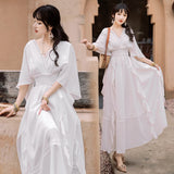 Coachella Music Festival Outfits Summer Women's Beach Seaside Dress Backless Dress