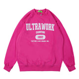 Man Fall Outfits Crew Neck Pullover Sweatshirt Men and Women BF Couple Casual Top