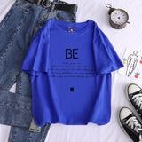 BTS Proof T Shirt Summer Loose Cotton T Top for Women