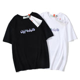 Off White T Shirt Summer Off Mouse Arrow Short Sleeve Men And Women Youth Casual Tshirt Owt