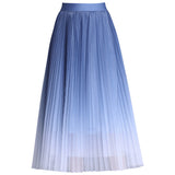 MIDI Mauve Skirt Women's Summer Mesh Skirt Summer