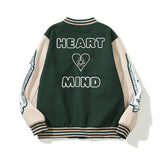 Cardigan Baseball Jacket Autumn and Winter Astronaut Woolen Embroidery Baseball Uniform