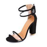 High Heels Ladies Sandals Summer Large Size Fashion Buckle Women's Sandals