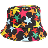 Bucket Hat Fishing Cap Cotton Print Fisherman Hat Printing Female Outdoor Casual Sun Hat